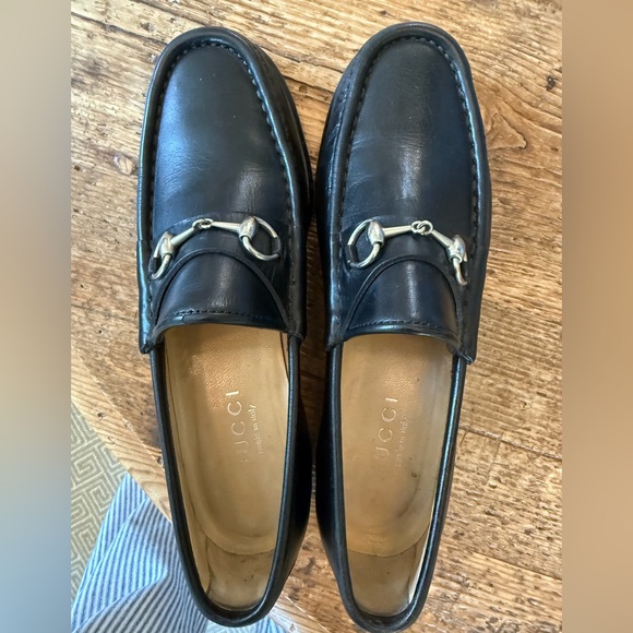 Gucci Black Leather Loafers - 37 - Picture 1 of 1